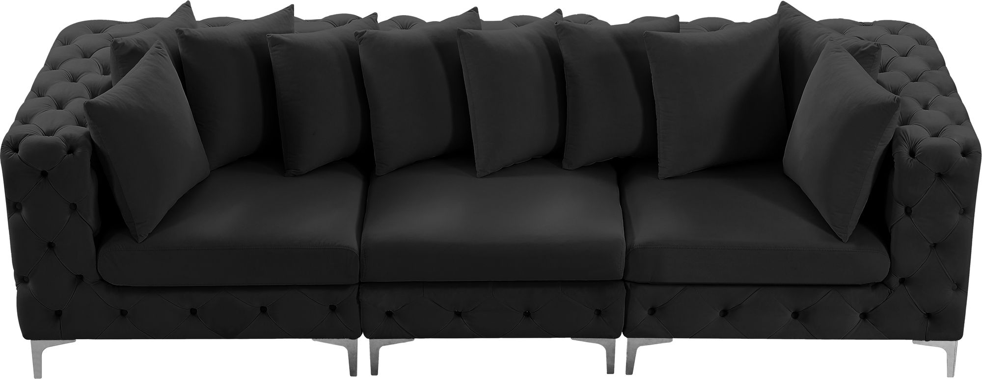 Tremblay 108" Velvet Modular Sofa