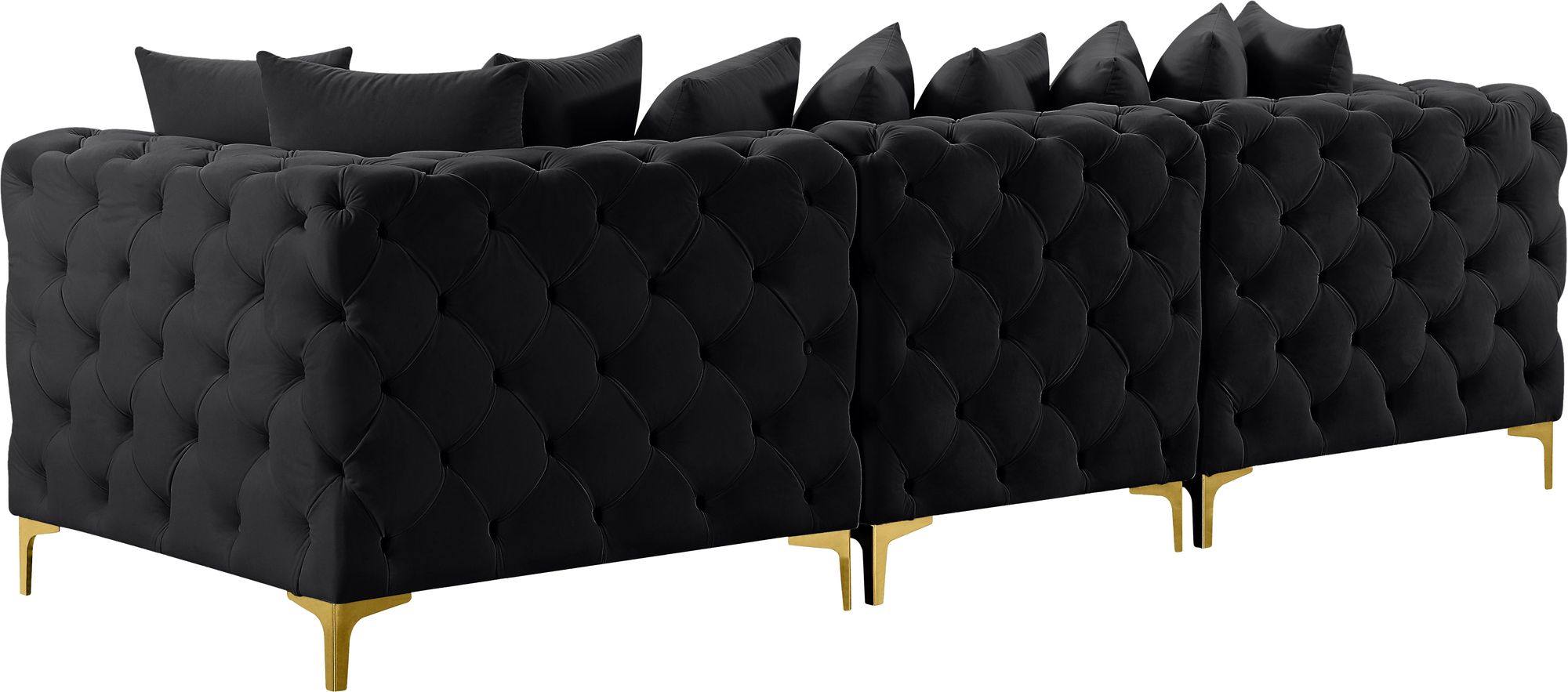Tremblay 108" Velvet Modular Sofa