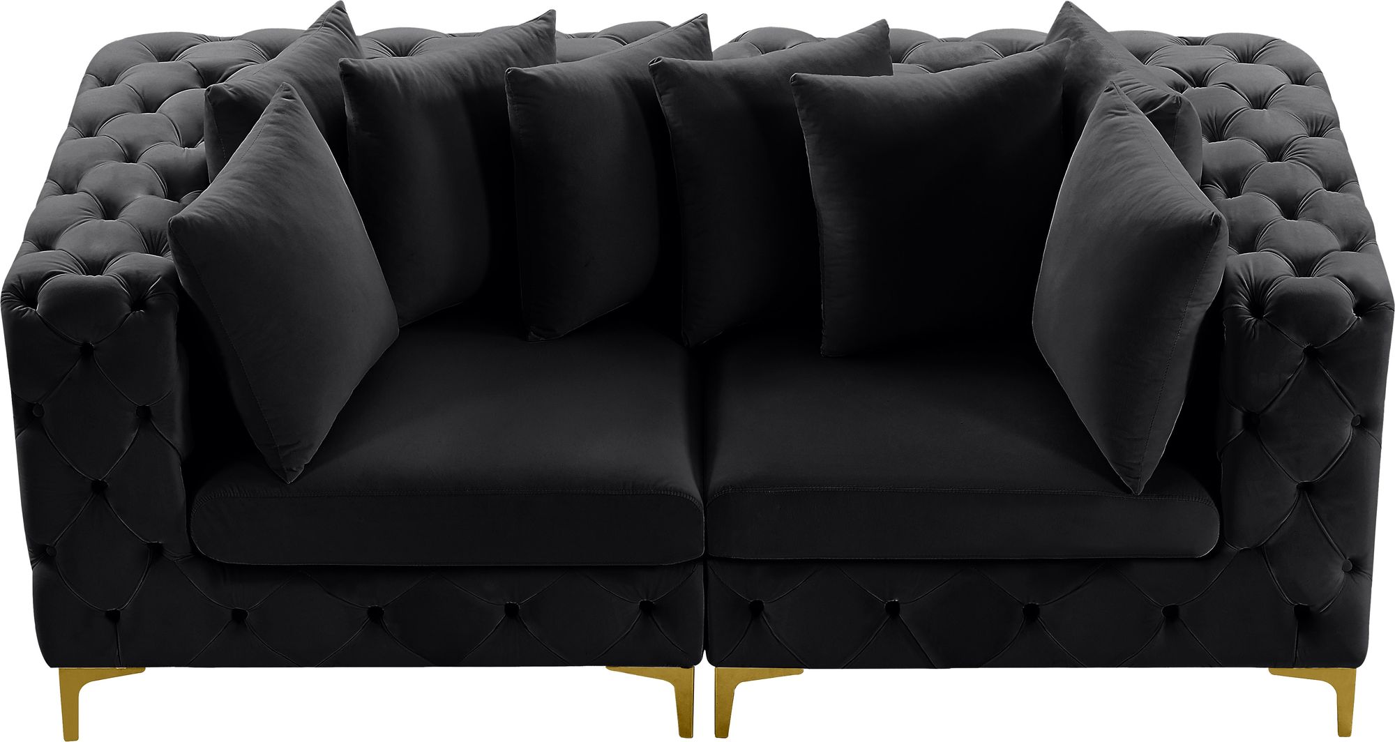 Tremblay 78" Velvet Modular Sofa