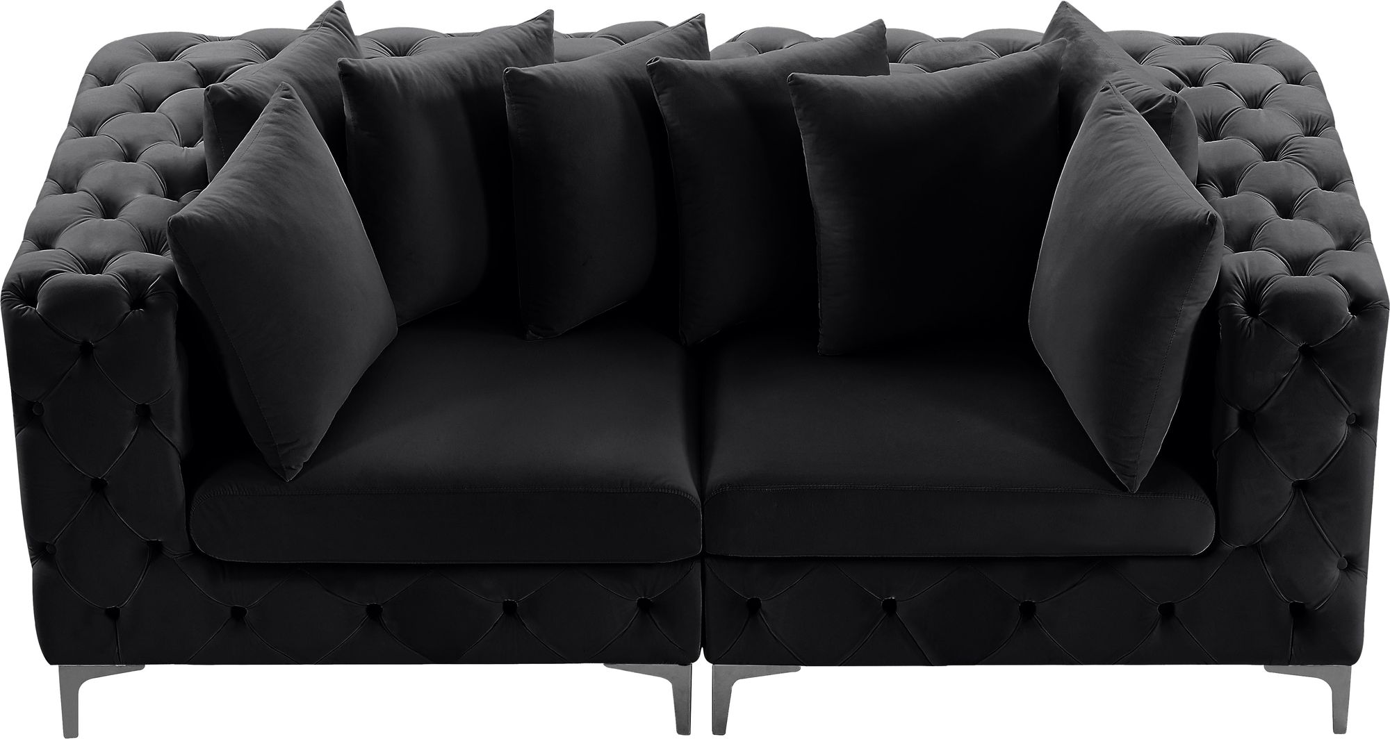 Tremblay 78" Velvet Modular Sofa