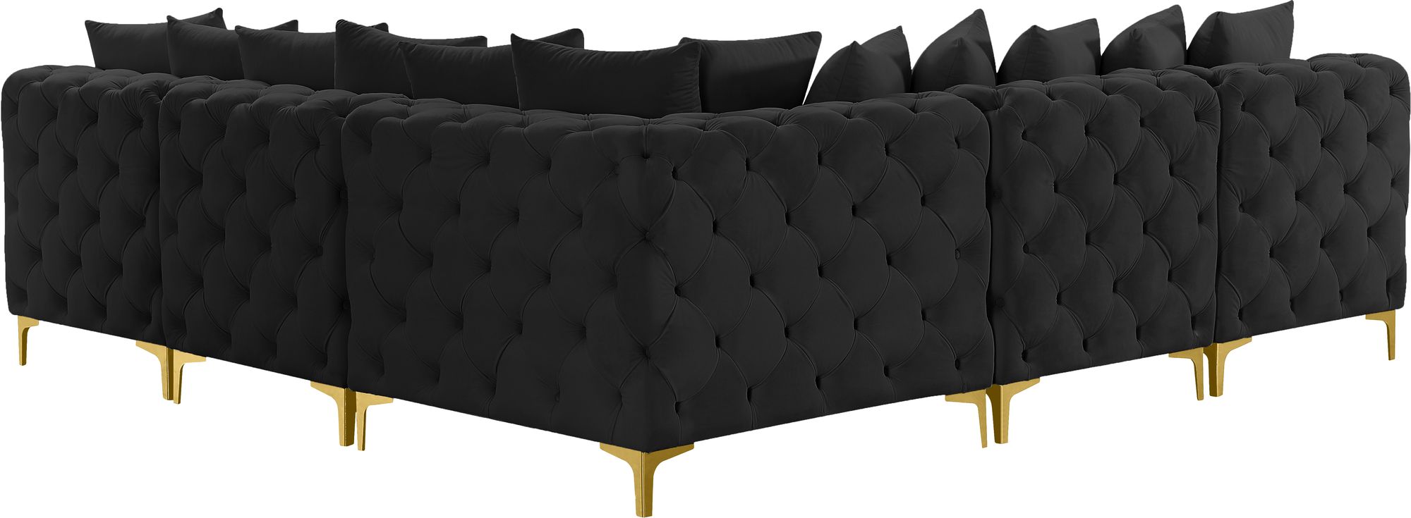 Tremblay 99" 5-Piece Velvet Modular Sectional
