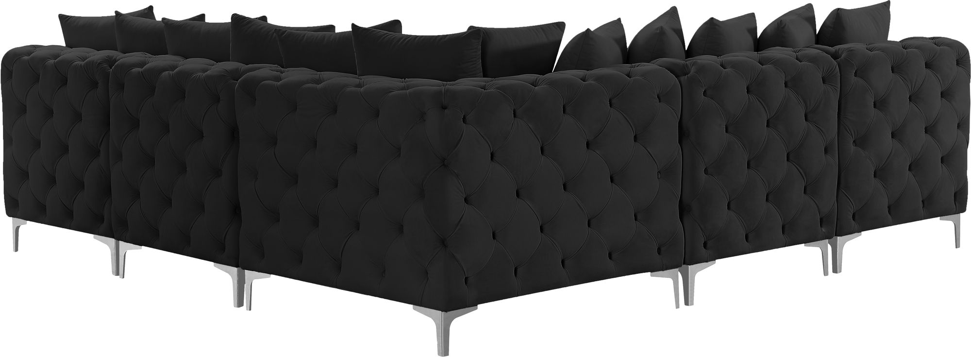 Tremblay 99" 5-Piece Velvet Modular Sectional