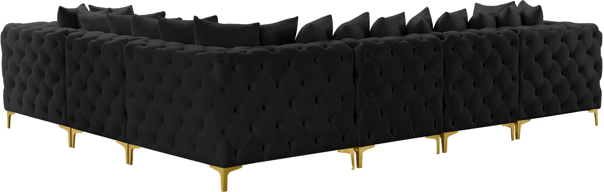 Tremblay 138" 6-Piece Velvet Modular Sectional