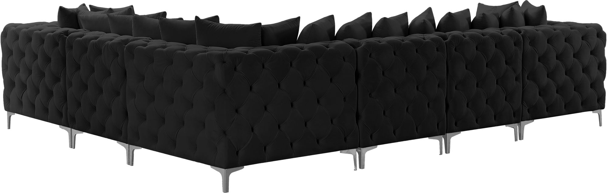 Tremblay 138" 6-Piece Velvet Modular Sectional