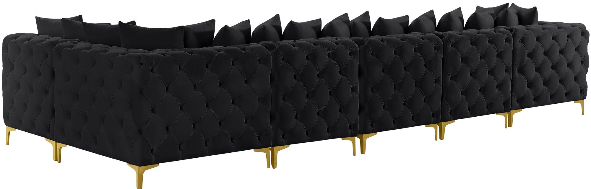 Tremblay 168" 6-Piece Velvet Modular Sectional