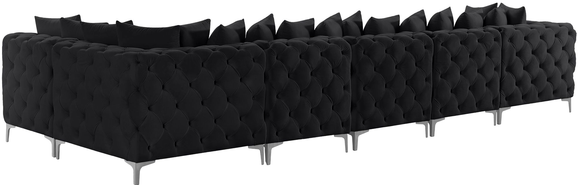 Tremblay 168" 6-Piece Velvet Modular Sectional