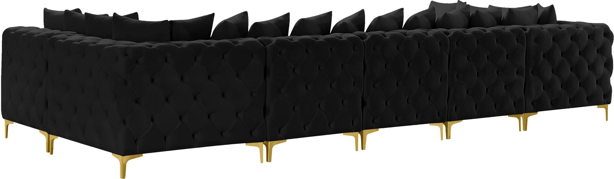 Tremblay 168" 7-Piece Velvet Modular Sectional