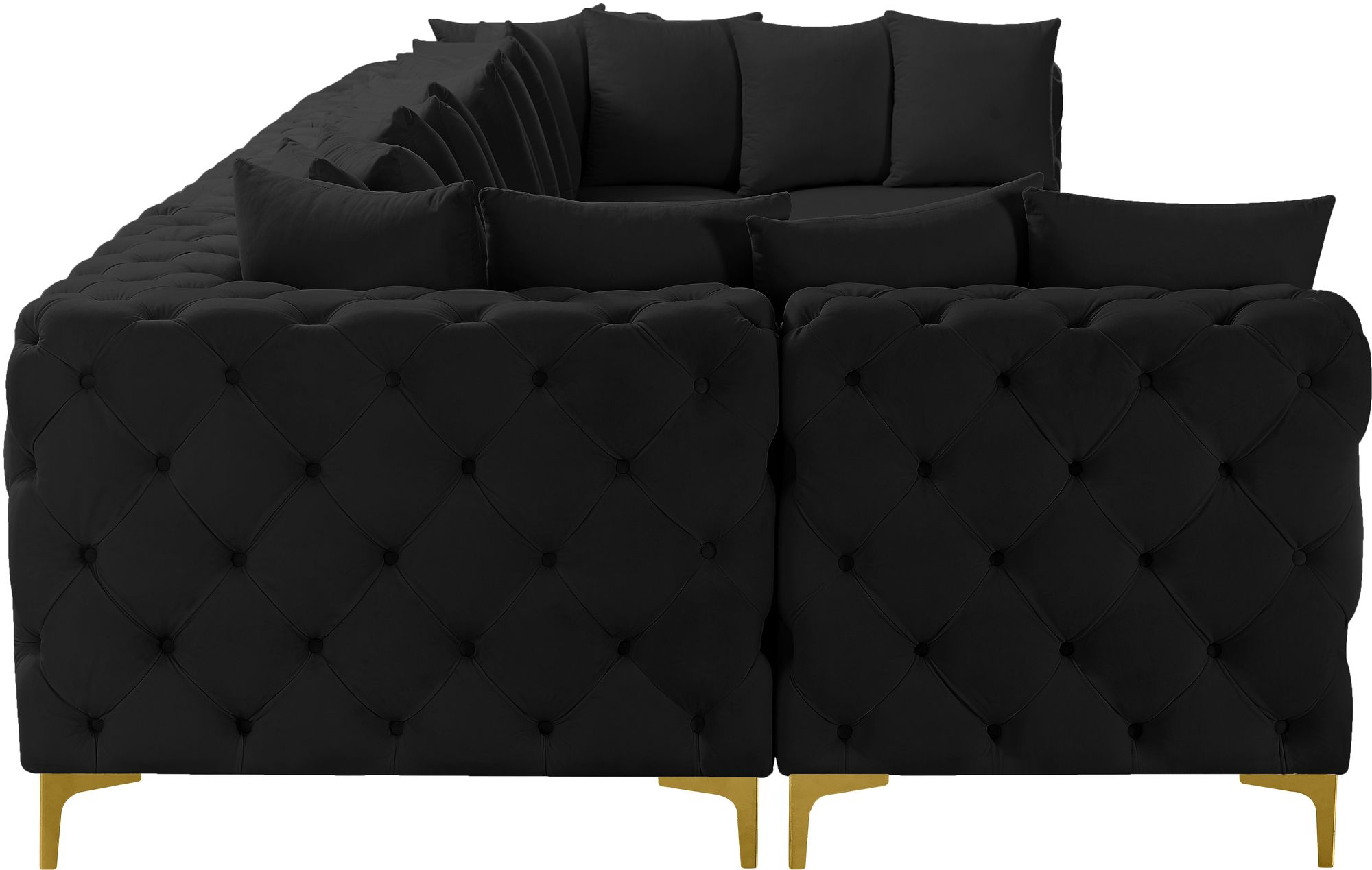 Tremblay 168" 7-Piece Velvet Modular Sectional