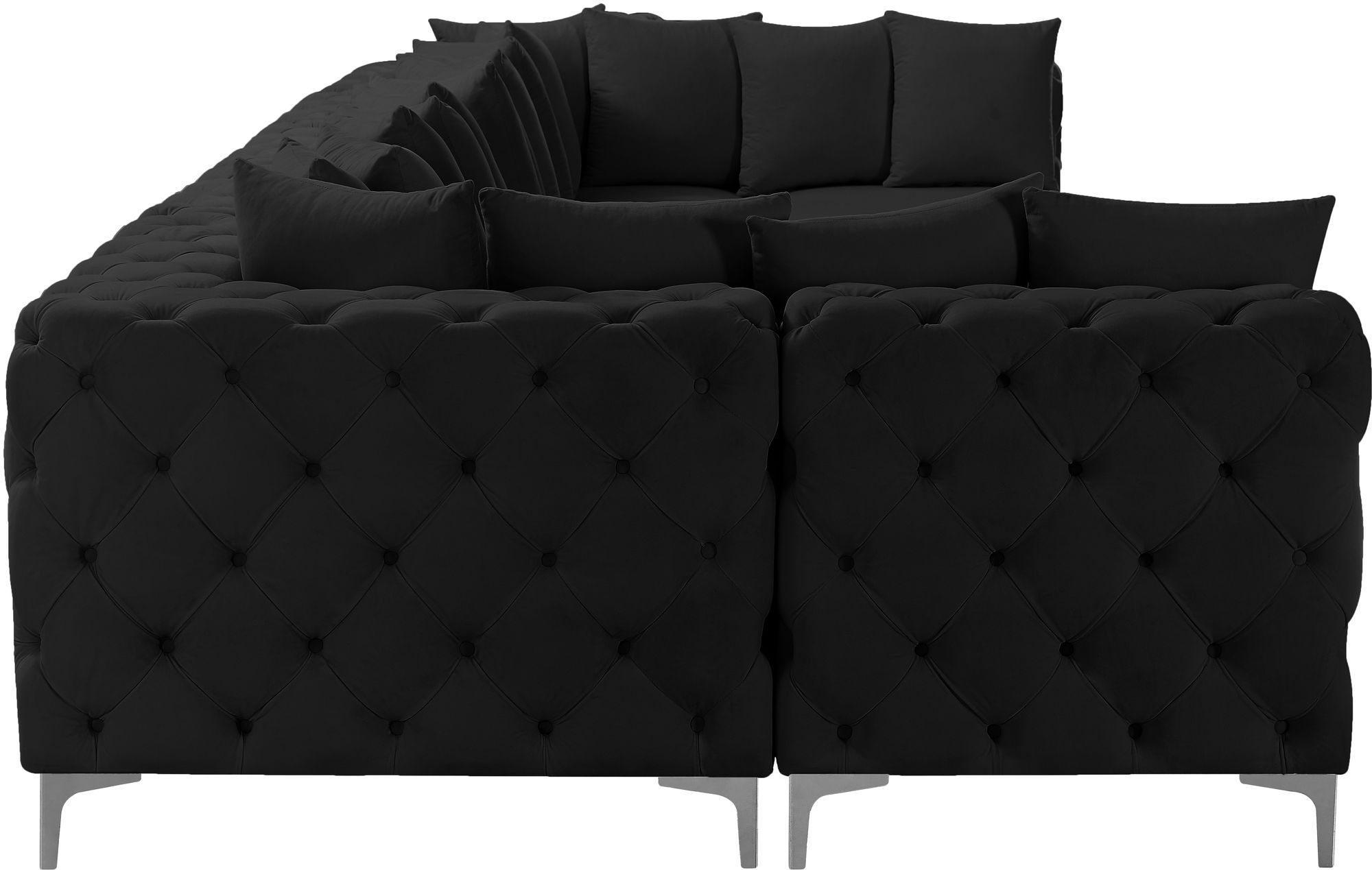 Tremblay 168" 7-Piece Velvet Modular Sectional