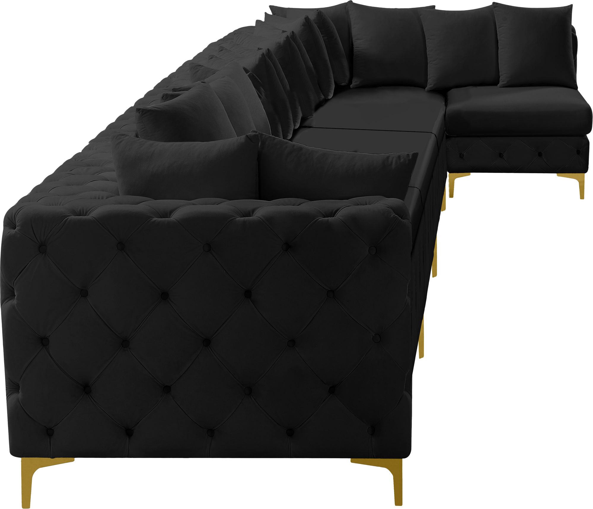 Tremblay 198" 7-Piece Velvet Modular Sectional