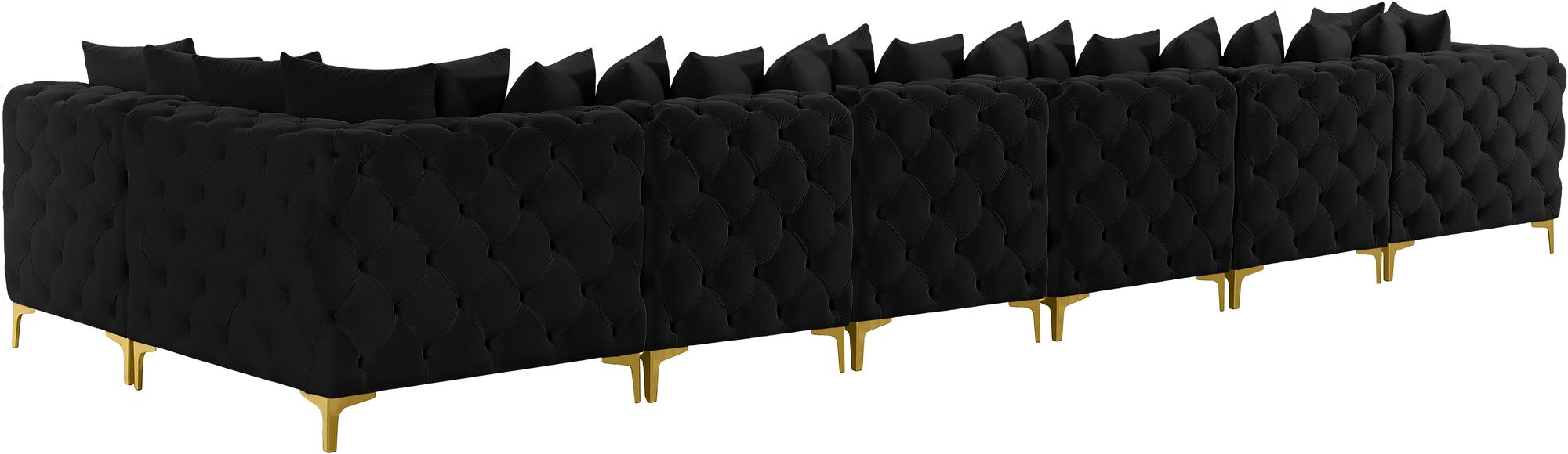Tremblay 198" 7-Piece Velvet Modular Sectional