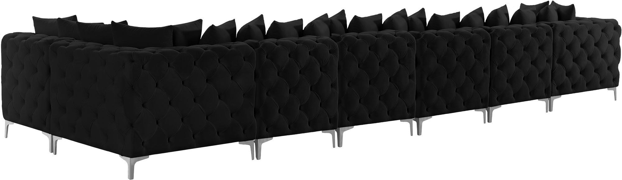 Tremblay 198" 7-Piece Velvet Modular Sectional