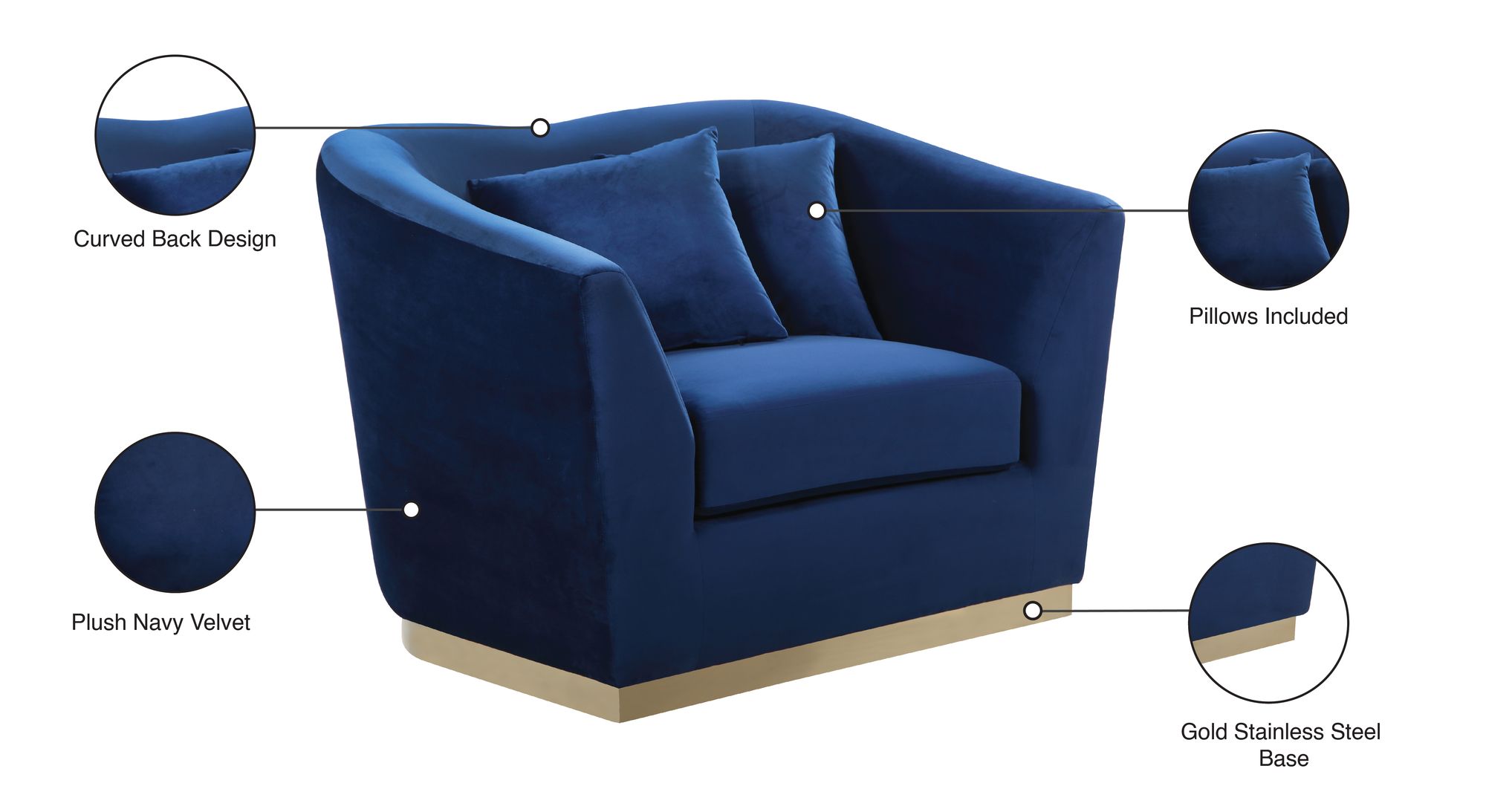 Arabella Velvet Chair