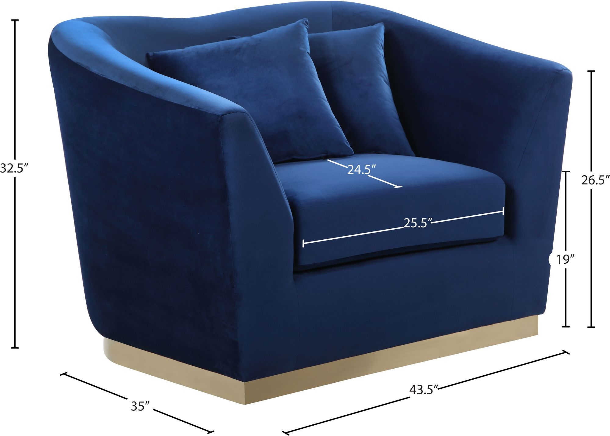 Arabella Velvet Chair