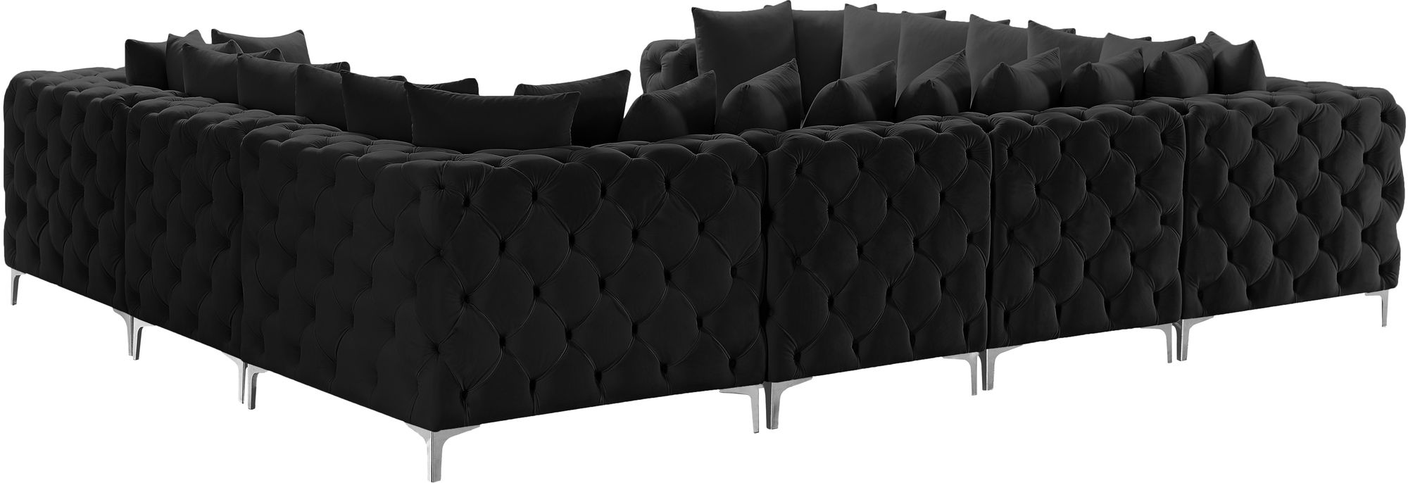 Tremblay 138" 8-Piece Velvet Modular Sectional
