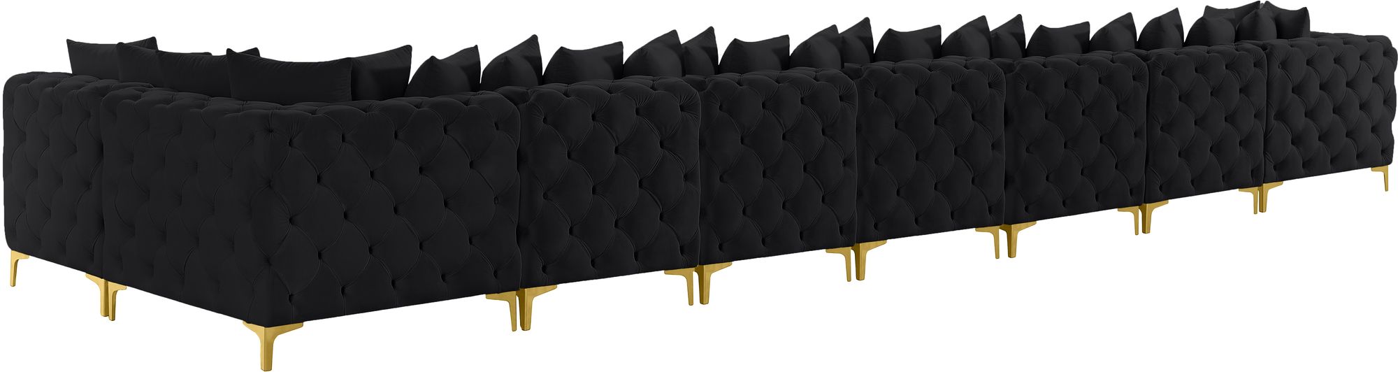 Tremblay 228" 8-Piece Velvet Modular Sectional