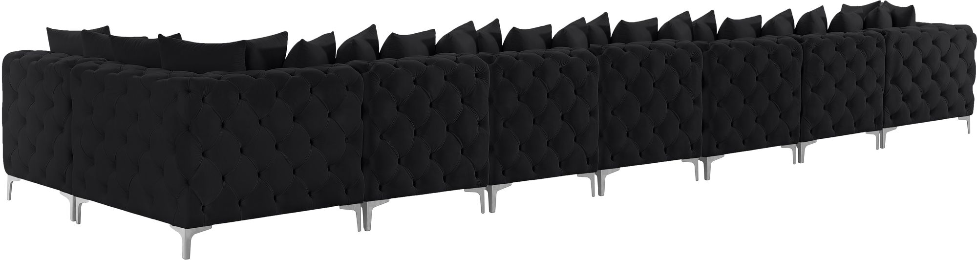 Tremblay 228" 8-Piece Velvet Modular Sectional