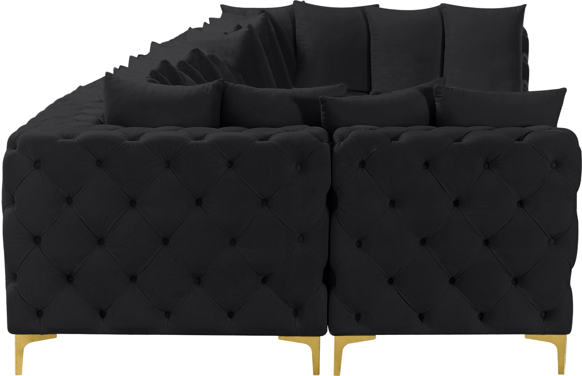 Tremblay 198" 8-Piece Velvet Modular Sectional