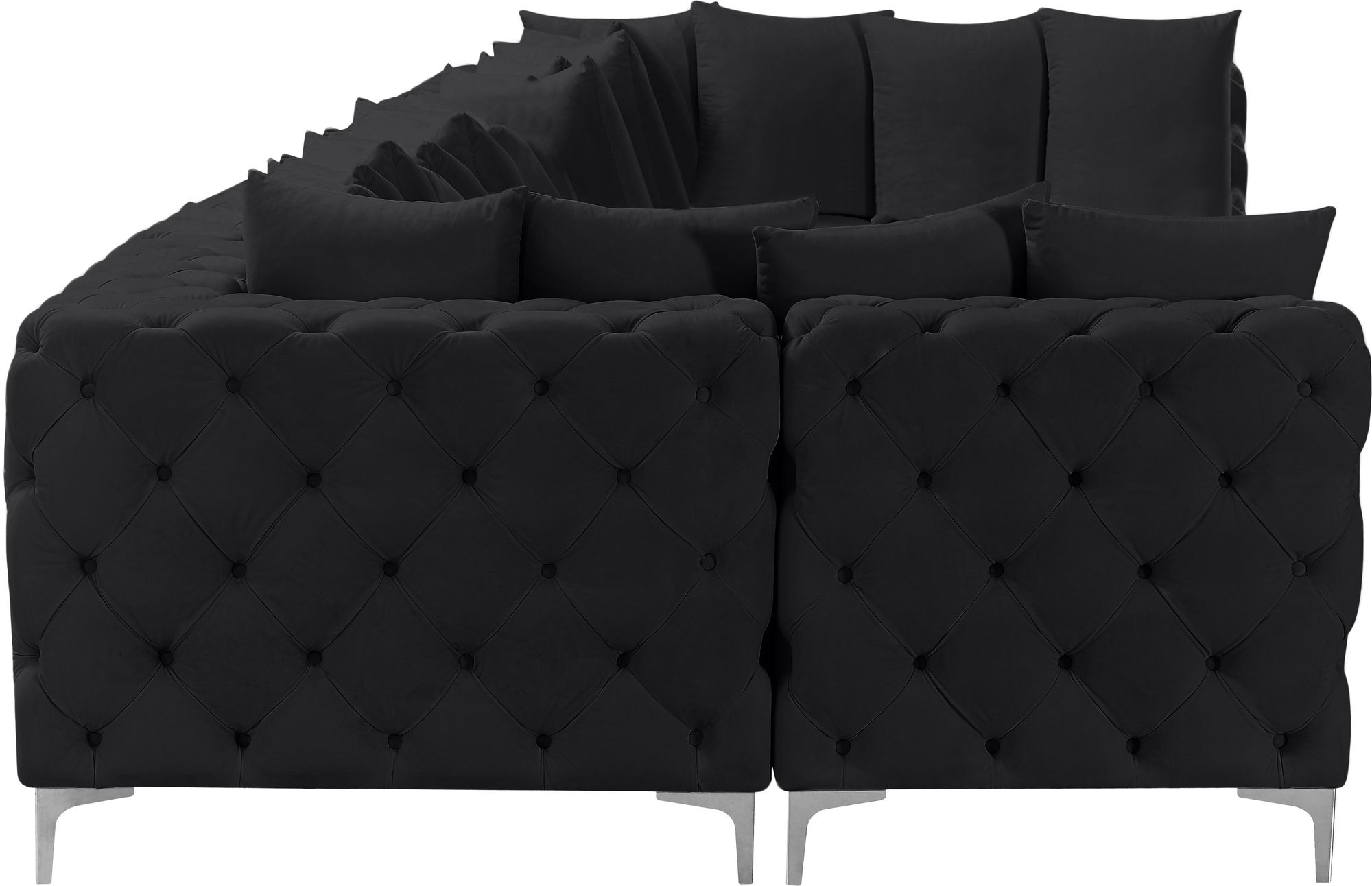Tremblay 198" 8-Piece Velvet Modular Sectional