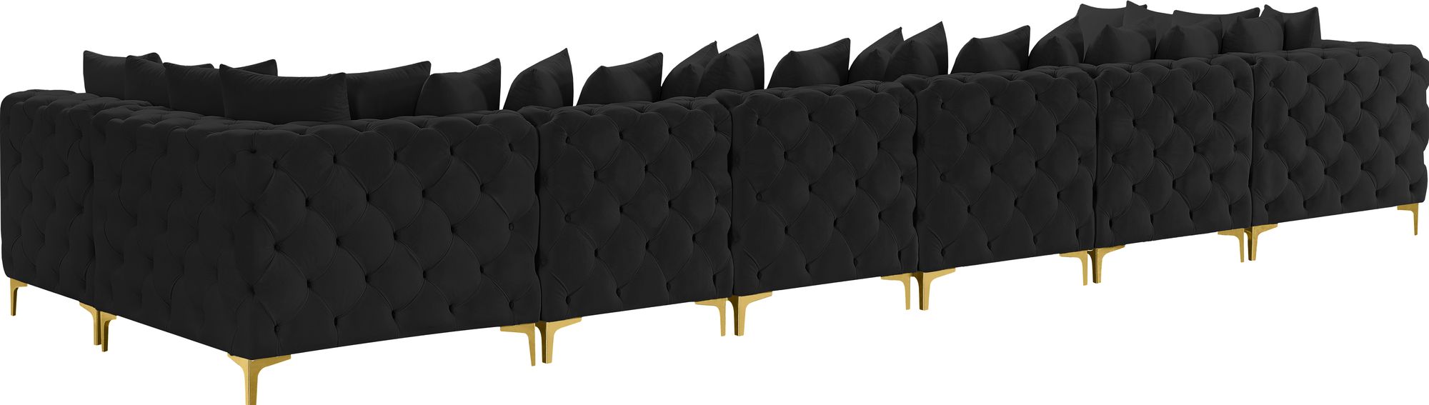 Tremblay 198" 8-Piece Velvet Modular Sectional