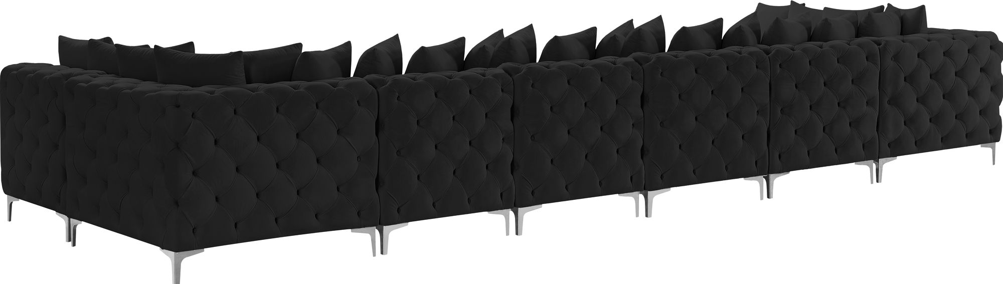 Tremblay 198" 8-Piece Velvet Modular Sectional