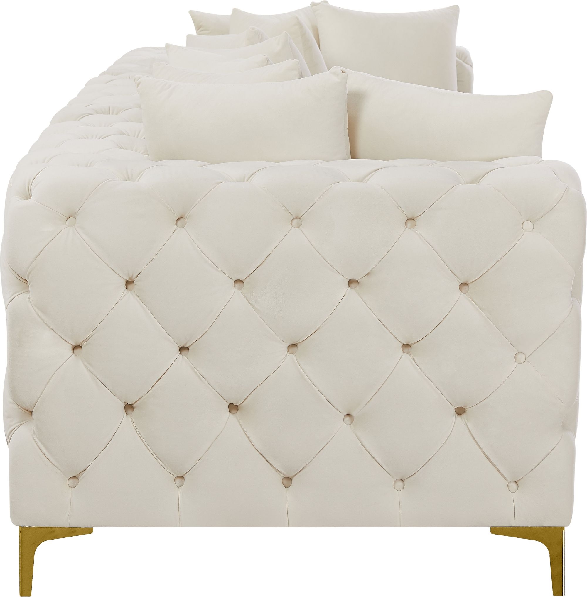 Tremblay 108" Velvet Modular Sofa