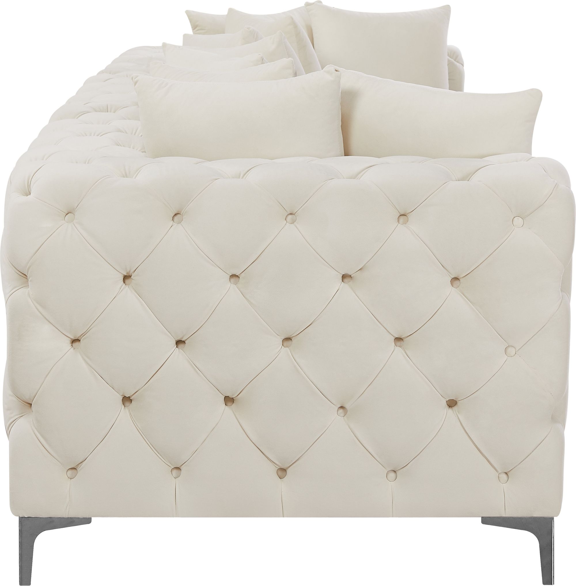 Tremblay 108" Velvet Modular Sofa