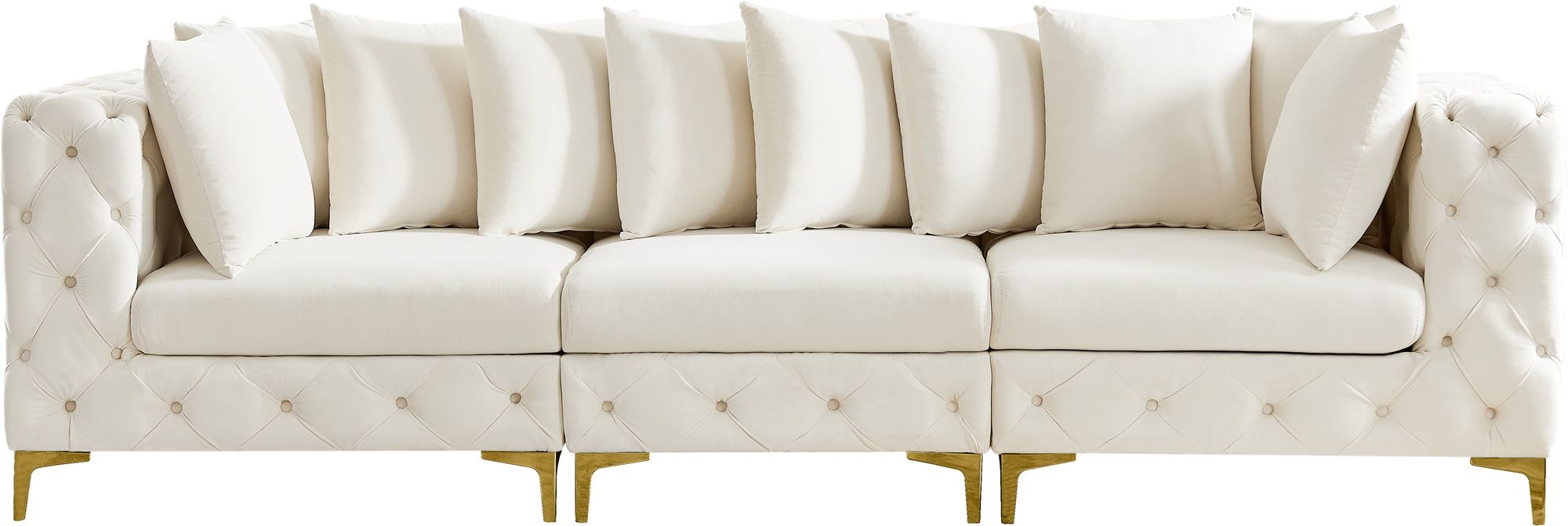 Tremblay 108" Velvet Modular Sofa