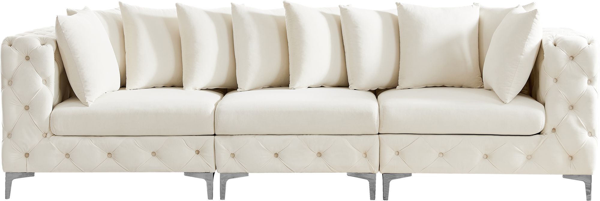 Tremblay 108" Velvet Modular Sofa