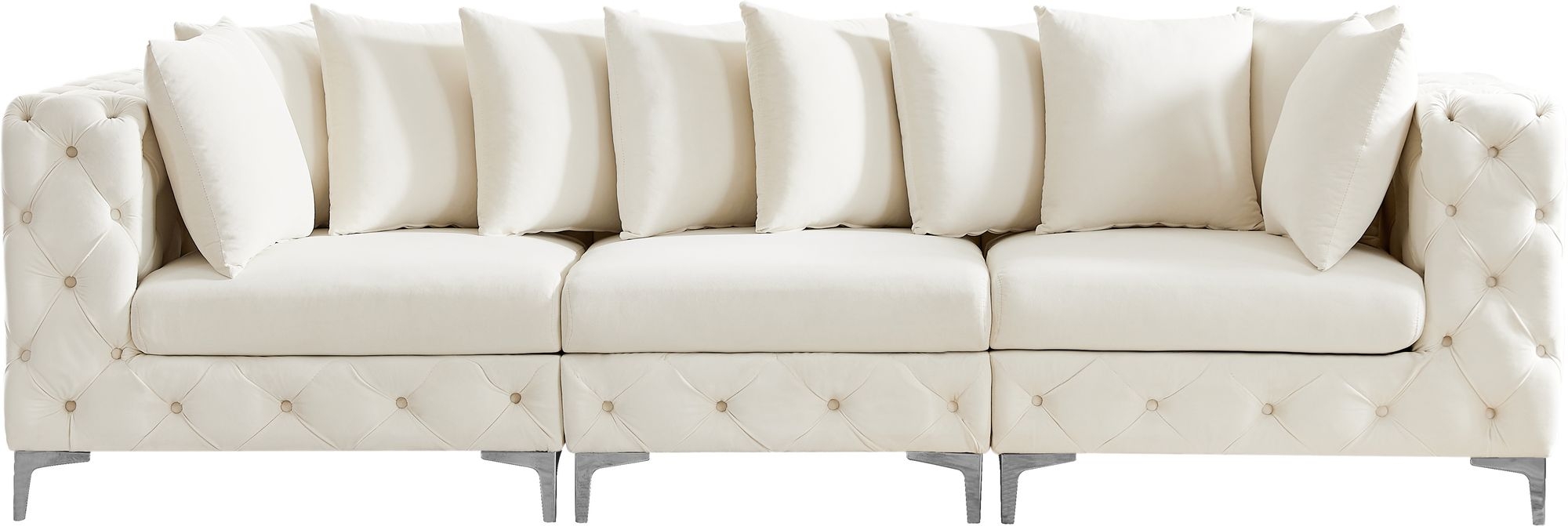 Tremblay 108" Velvet Modular Sofa