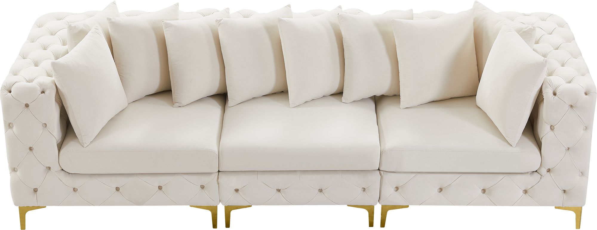 Tremblay 108" Velvet Modular Sofa