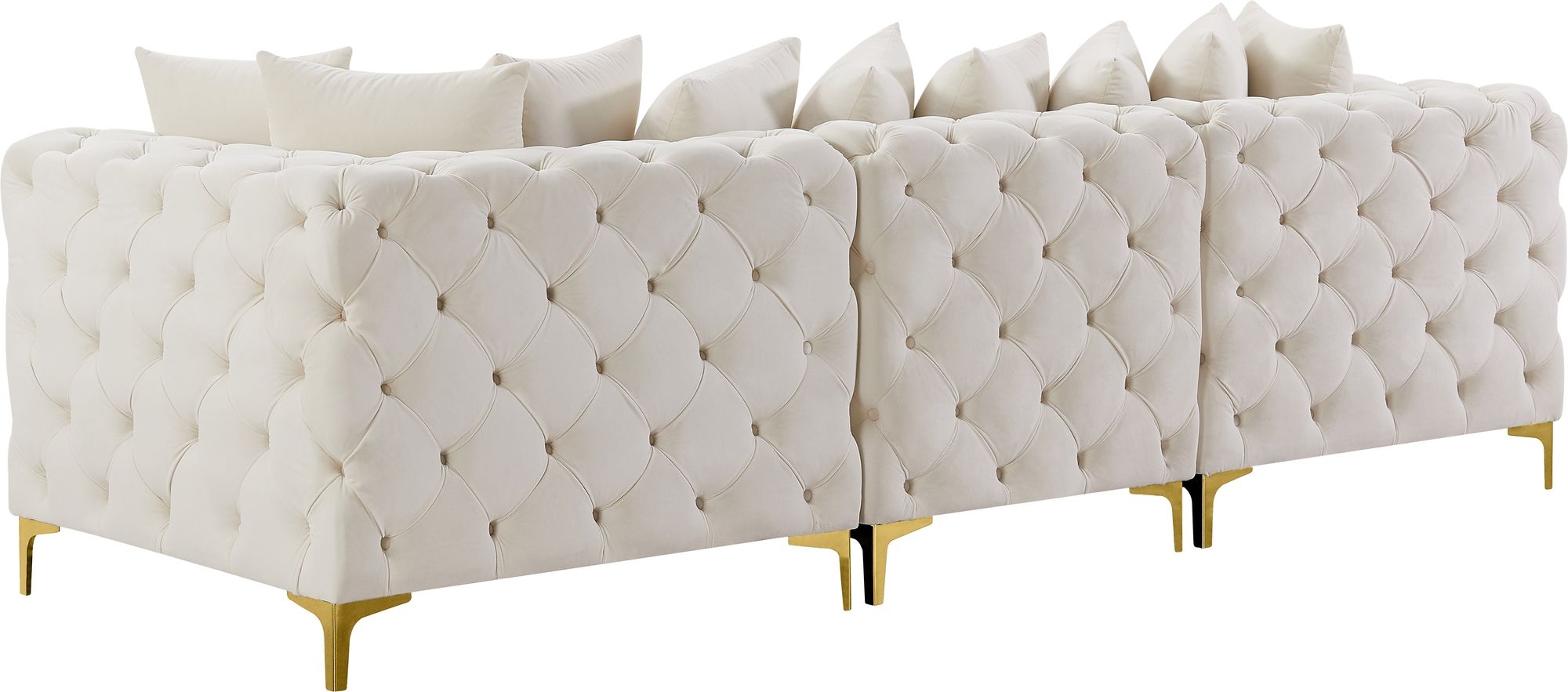 Tremblay 108" Velvet Modular Sofa