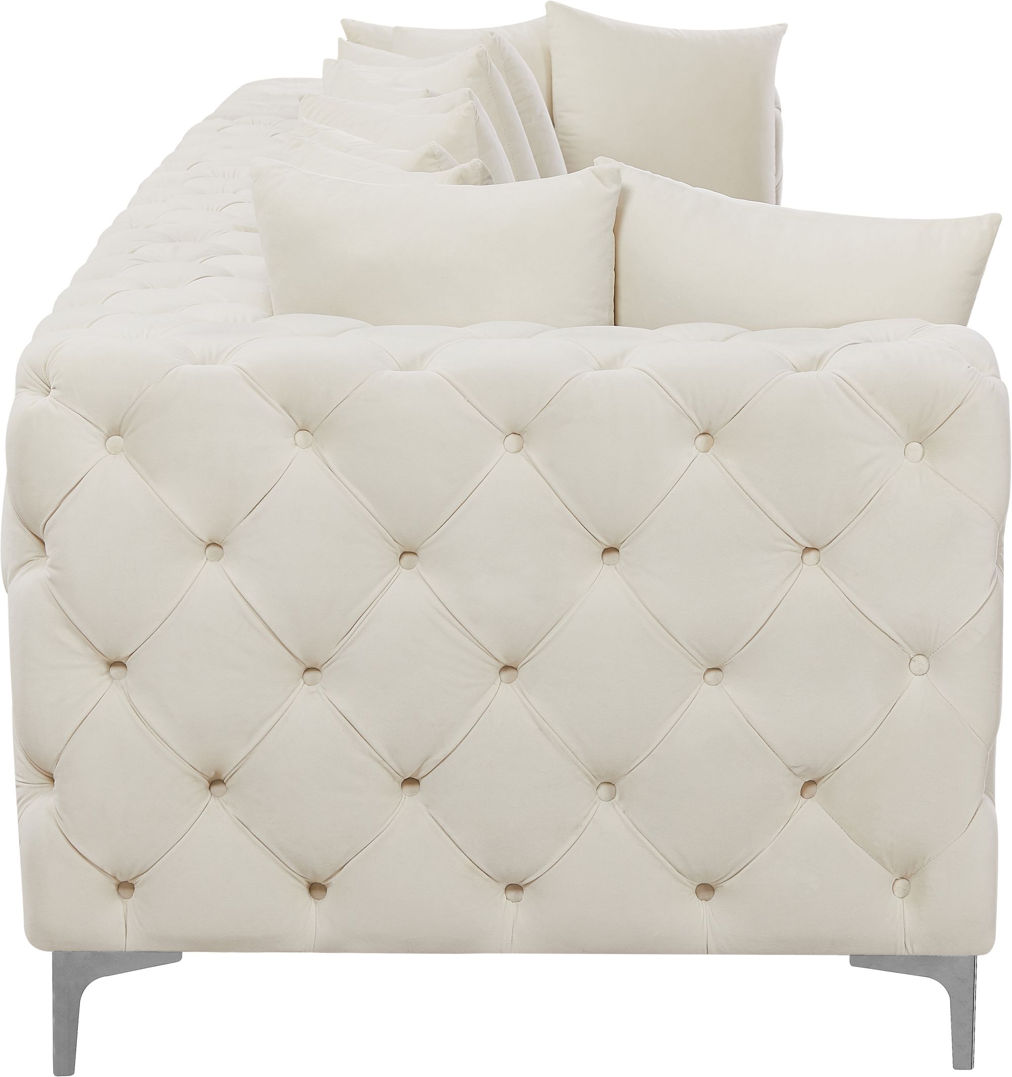 Tremblay 138" Velvet Modular Sofa