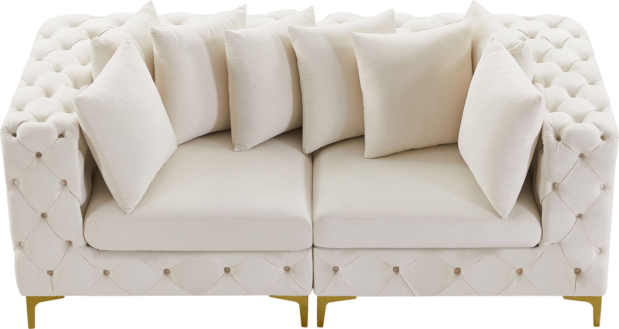 Tremblay 78" Velvet Modular Sofa
