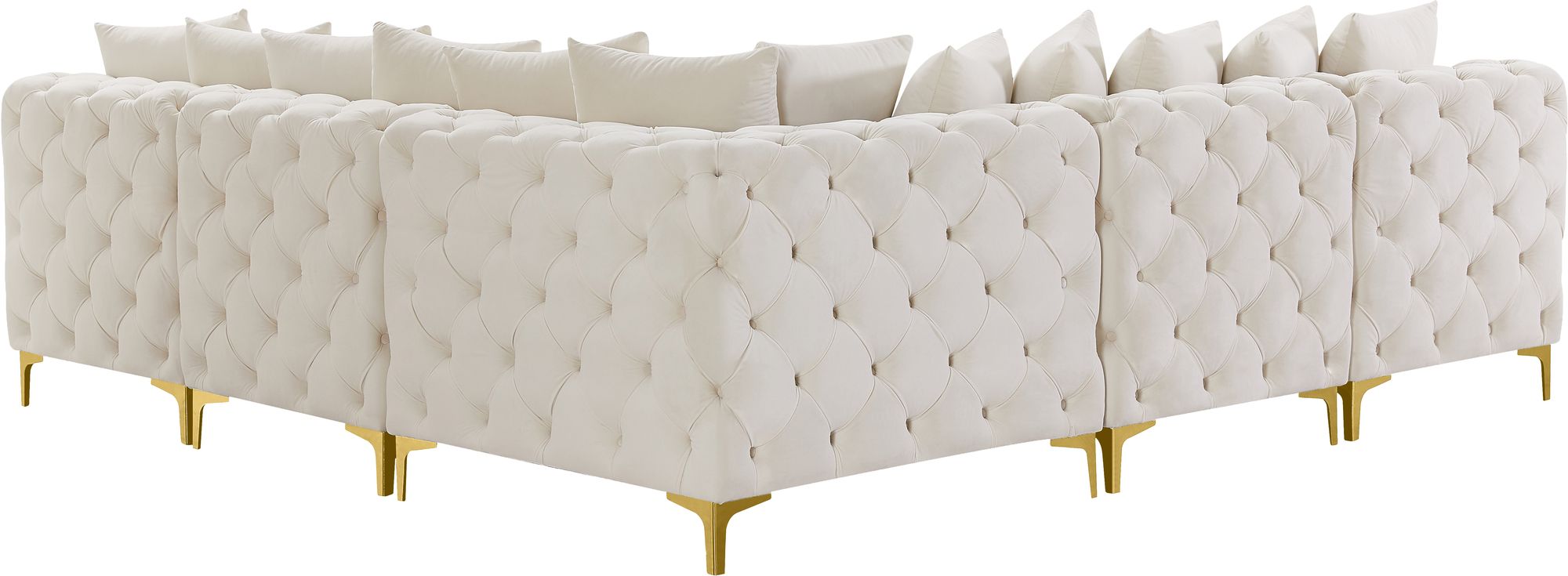 Tremblay 99" 5-Piece Velvet Modular Sectional
