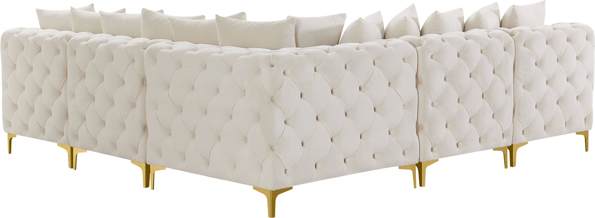Tremblay 99" 5-Piece Velvet Modular Sectional