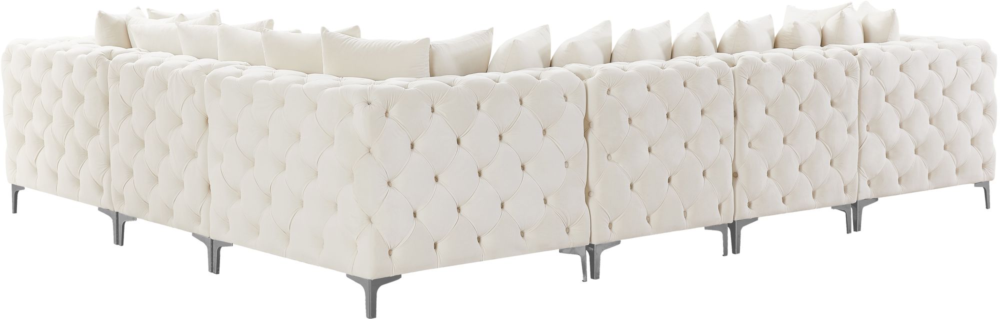 Tremblay 138" 6-Piece Velvet Modular Sectional