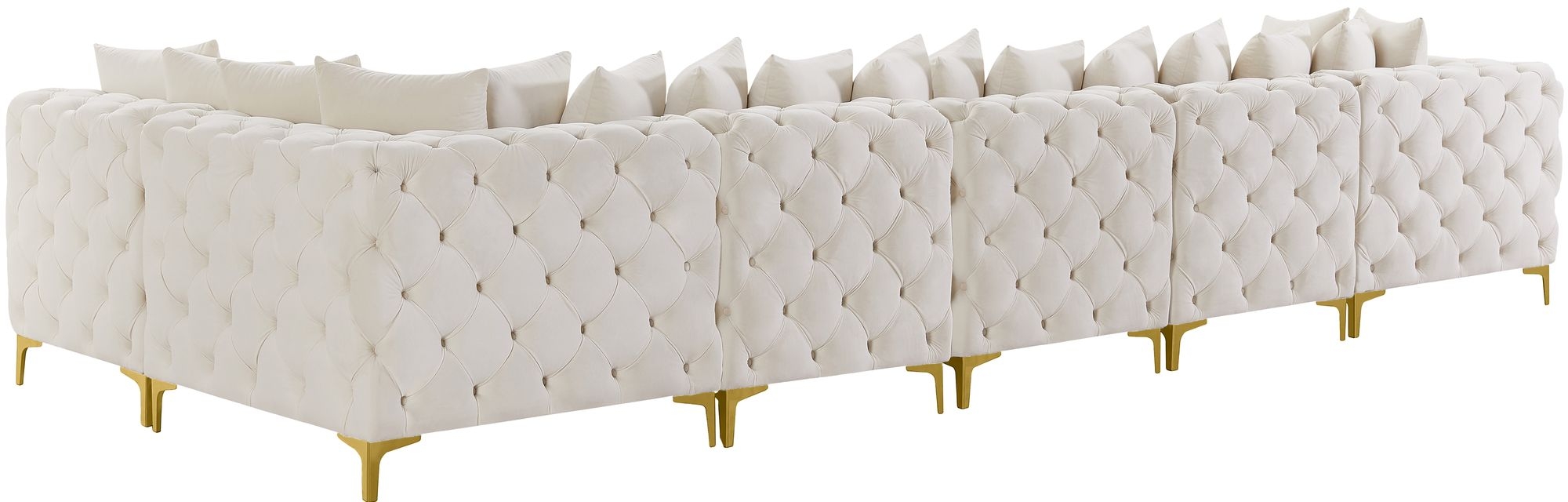 Tremblay 168" 6-Piece Velvet Modular Sectional