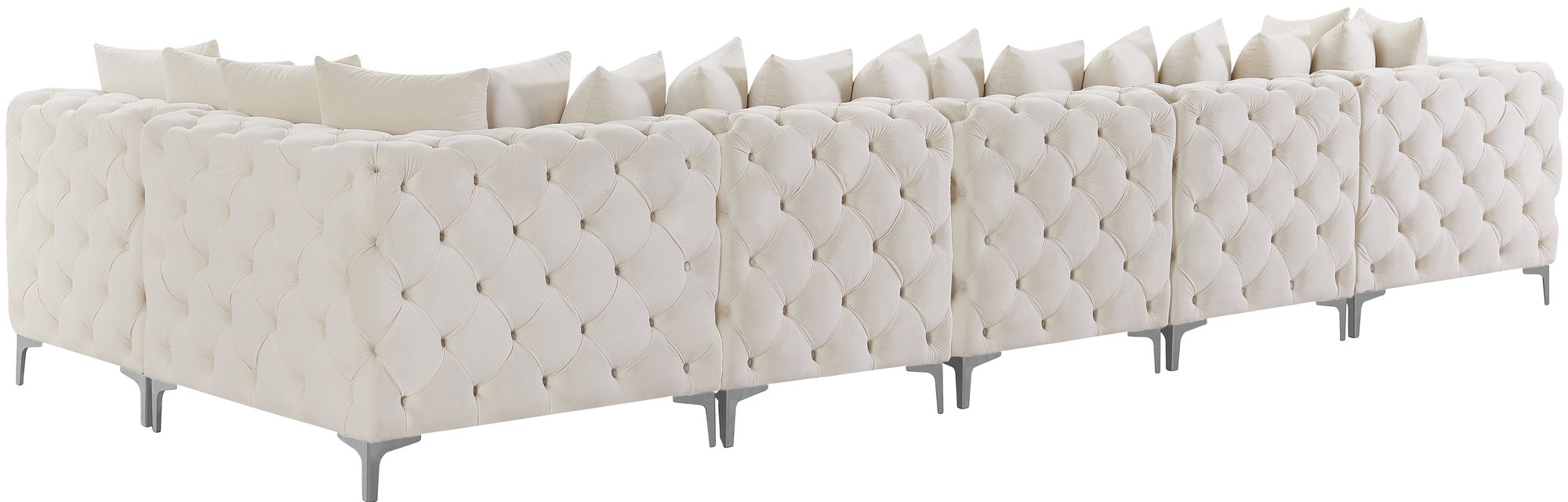 Tremblay 168" 6-Piece Velvet Modular Sectional