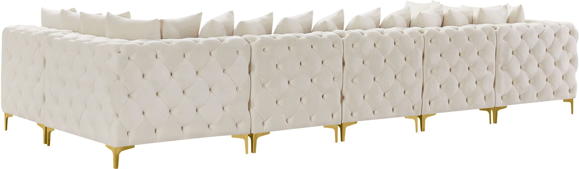 Tremblay 168" 7-Piece Velvet Modular Sectional