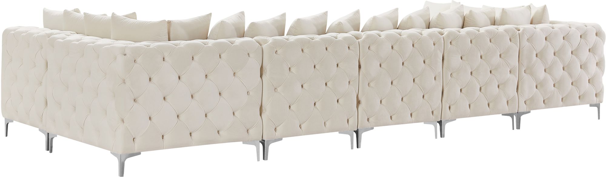 Tremblay 168" 7-Piece Velvet Modular Sectional
