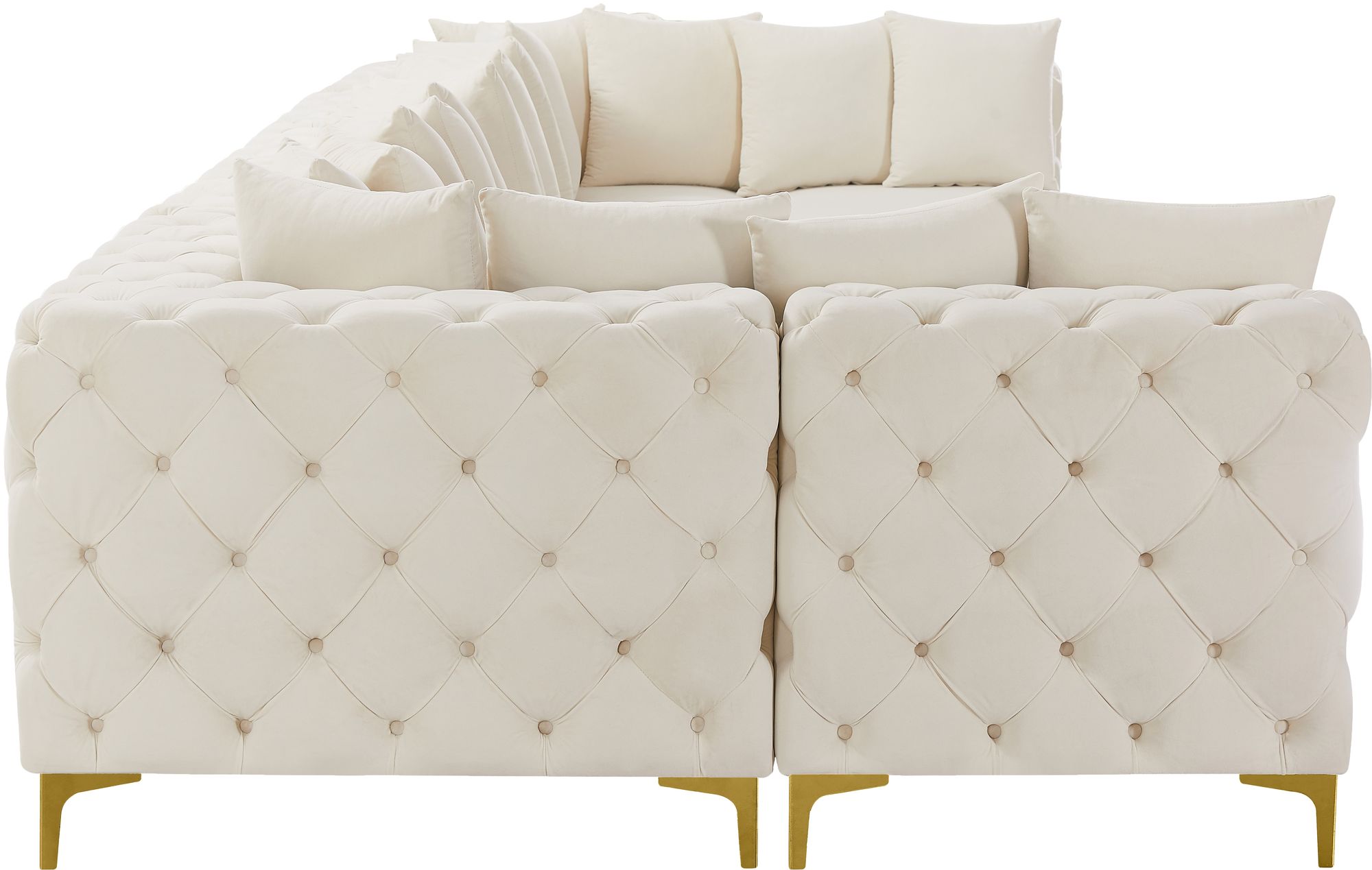 Tremblay 168" 7-Piece Velvet Modular Sectional