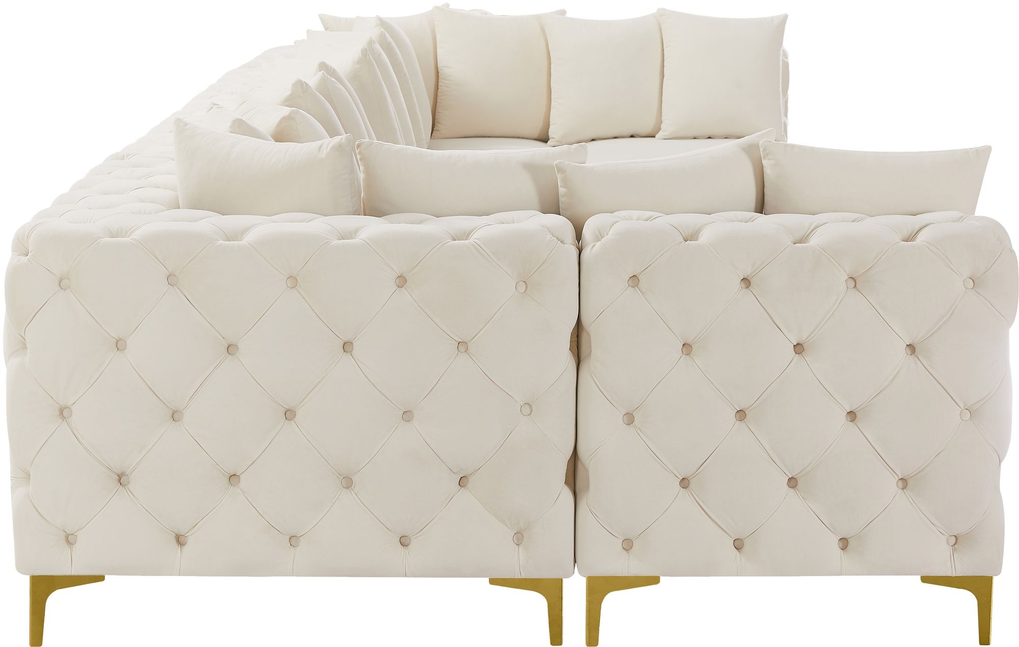 Tremblay 168" 7-Piece Velvet Modular Sectional