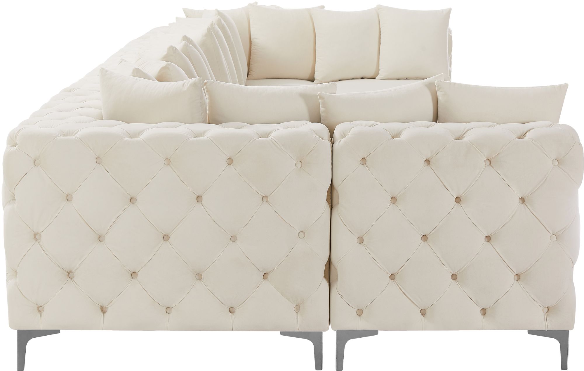 Tremblay 168" 7-Piece Velvet Modular Sectional