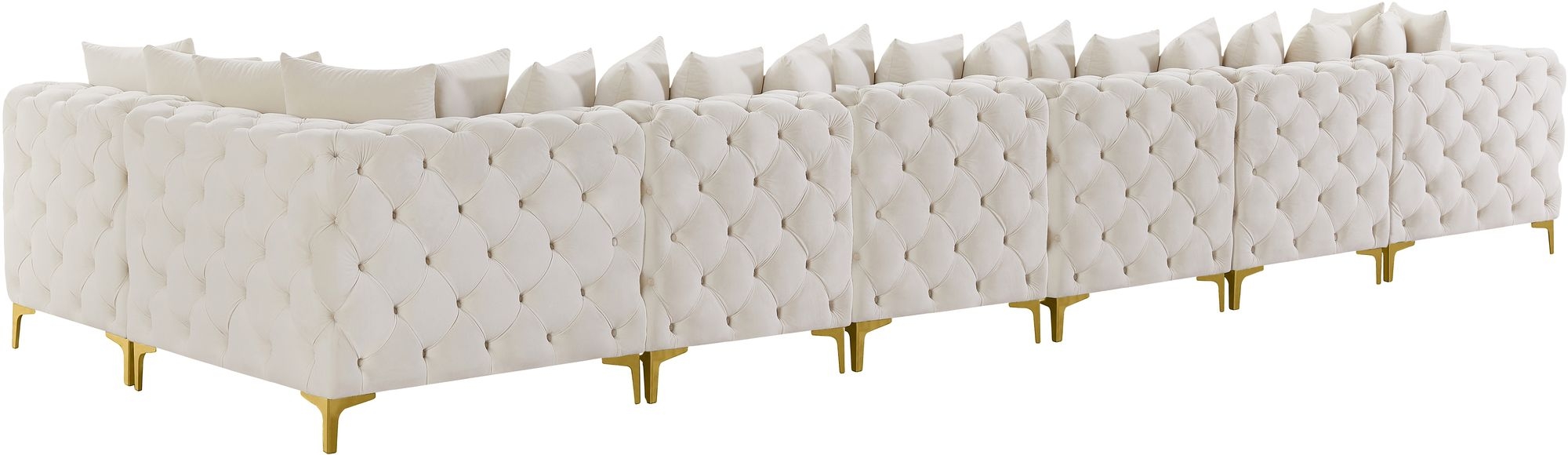 Tremblay 198" 7-Piece Velvet Modular Sectional