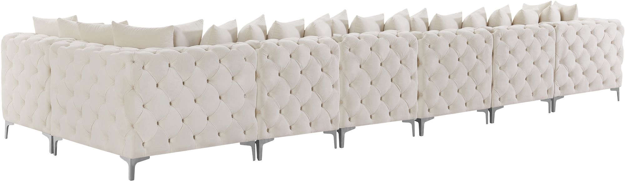 Tremblay 198" 7-Piece Velvet Modular Sectional