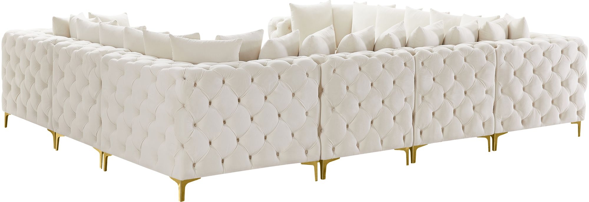 Tremblay 138" 8-Piece Velvet Modular Sectional