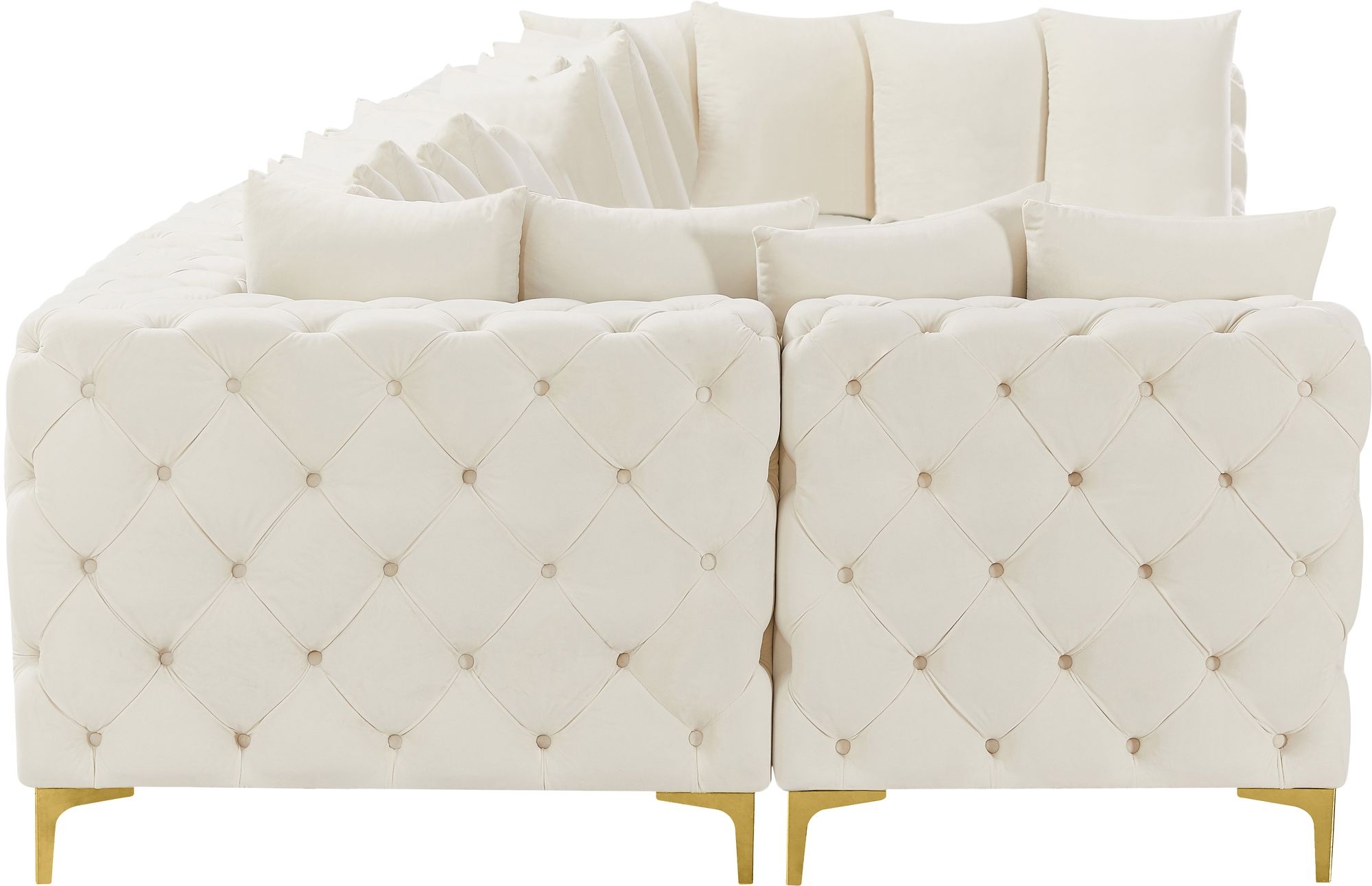 Tremblay 198" 8-Piece Velvet Modular Sectional