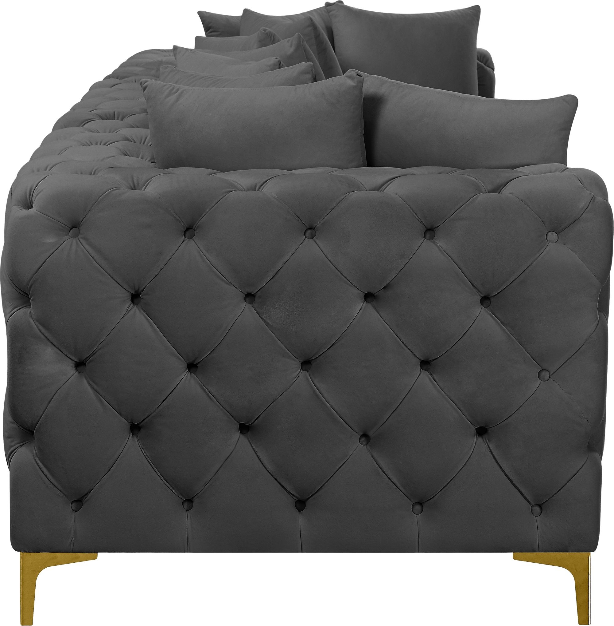 Tremblay 108" Velvet Modular Sofa