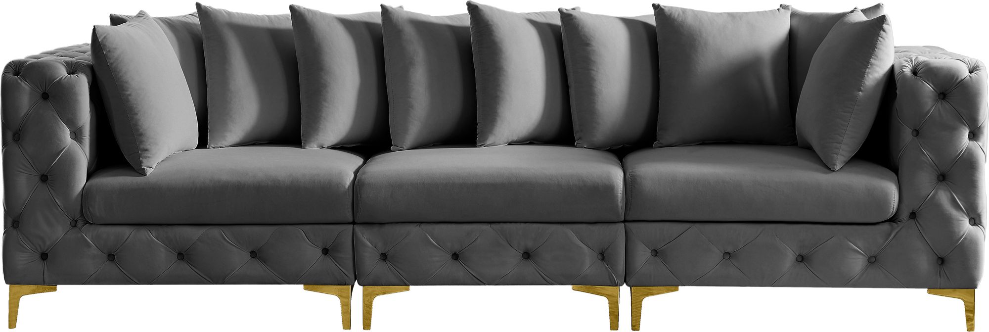 Tremblay 108" Velvet Modular Sofa